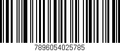 Código de barras (EAN, GTIN, SKU, ISBN): '7896054025785'