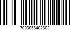 Código de barras (EAN, GTIN, SKU, ISBN): '7896056402683'