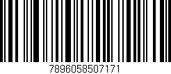 Código de barras (EAN, GTIN, SKU, ISBN): '7896058507171'