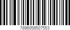 Código de barras (EAN, GTIN, SKU, ISBN): '7896058507553'