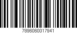 Código de barras (EAN, GTIN, SKU, ISBN): '7896060017941'