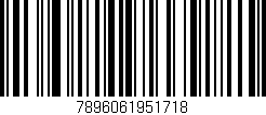 Código de barras (EAN, GTIN, SKU, ISBN): '7896061951718'
