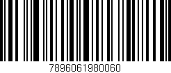 Código de barras (EAN, GTIN, SKU, ISBN): '7896061980060'