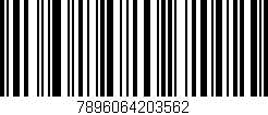 Código de barras (EAN, GTIN, SKU, ISBN): '7896064203562'