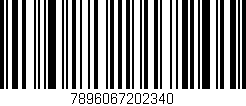 Código de barras (EAN, GTIN, SKU, ISBN): '7896067202340'