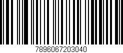 Código de barras (EAN, GTIN, SKU, ISBN): '7896067203040'