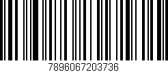 Código de barras (EAN, GTIN, SKU, ISBN): '7896067203736'
