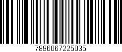 Código de barras (EAN, GTIN, SKU, ISBN): '7896067225035'