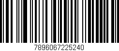 Código de barras (EAN, GTIN, SKU, ISBN): '7896067225240'