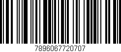 Código de barras (EAN, GTIN, SKU, ISBN): '7896067720707'