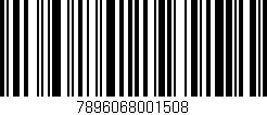 Código de barras (EAN, GTIN, SKU, ISBN): '7896068001508'
