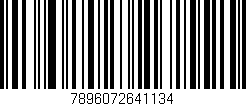 Código de barras (EAN, GTIN, SKU, ISBN): '7896072641134'