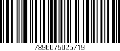 Código de barras (EAN, GTIN, SKU, ISBN): '7896075025719'