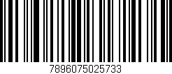 Código de barras (EAN, GTIN, SKU, ISBN): '7896075025733'