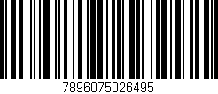 Código de barras (EAN, GTIN, SKU, ISBN): '7896075026495'
