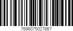 Código de barras (EAN, GTIN, SKU, ISBN): '7896075027867'