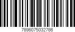 Código de barras (EAN, GTIN, SKU, ISBN): '7896075032786'