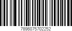 Código de barras (EAN, GTIN, SKU, ISBN): '7896075702252'
