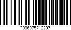 Código de barras (EAN, GTIN, SKU, ISBN): '7896075712237'