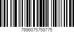 Código de barras (EAN, GTIN, SKU, ISBN): '7896075759775'