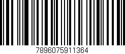Código de barras (EAN, GTIN, SKU, ISBN): '7896075911364'