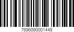 Código de barras (EAN, GTIN, SKU, ISBN): '7896080001449'