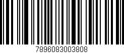 Código de barras (EAN, GTIN, SKU, ISBN): '7896083003808'