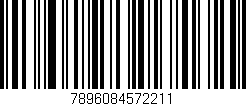 Código de barras (EAN, GTIN, SKU, ISBN): '7896084572211'