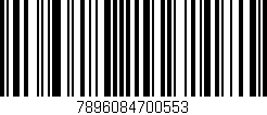 Código de barras (EAN, GTIN, SKU, ISBN): '7896084700553'