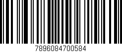 Código de barras (EAN, GTIN, SKU, ISBN): '7896084700584'