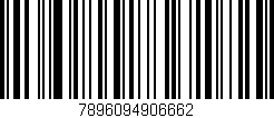 Código de barras (EAN, GTIN, SKU, ISBN): '7896094906662'