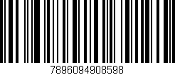Código de barras (EAN, GTIN, SKU, ISBN): '7896094908598'