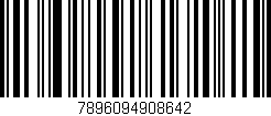 Código de barras (EAN, GTIN, SKU, ISBN): '7896094908642'
