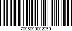 Código de barras (EAN, GTIN, SKU, ISBN): '7896098802359'