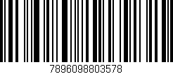 Código de barras (EAN, GTIN, SKU, ISBN): '7896098803578'