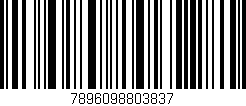 Código de barras (EAN, GTIN, SKU, ISBN): '7896098803837'