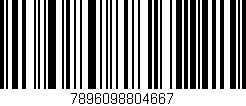 Código de barras (EAN, GTIN, SKU, ISBN): '7896098804667'