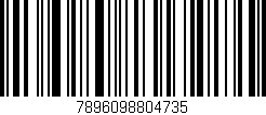 Código de barras (EAN, GTIN, SKU, ISBN): '7896098804735'