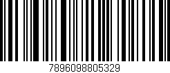 Código de barras (EAN, GTIN, SKU, ISBN): '7896098805329'