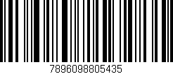 Código de barras (EAN, GTIN, SKU, ISBN): '7896098805435'