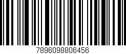 Código de barras (EAN, GTIN, SKU, ISBN): '7896098806456'