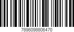 Código de barras (EAN, GTIN, SKU, ISBN): '7896098806470'