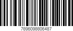 Código de barras (EAN, GTIN, SKU, ISBN): '7896098806487'