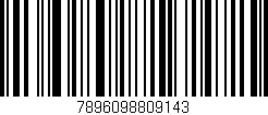 Código de barras (EAN, GTIN, SKU, ISBN): '7896098809143'