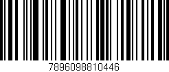 Código de barras (EAN, GTIN, SKU, ISBN): '7896098810446'