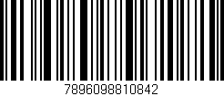 Código de barras (EAN, GTIN, SKU, ISBN): '7896098810842'