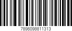 Código de barras (EAN, GTIN, SKU, ISBN): '7896098811313'