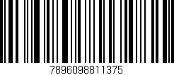 Código de barras (EAN, GTIN, SKU, ISBN): '7896098811375'
