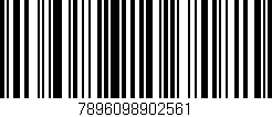 Código de barras (EAN, GTIN, SKU, ISBN): '7896098902561'