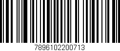 Código de barras (EAN, GTIN, SKU, ISBN): '7896102200713'